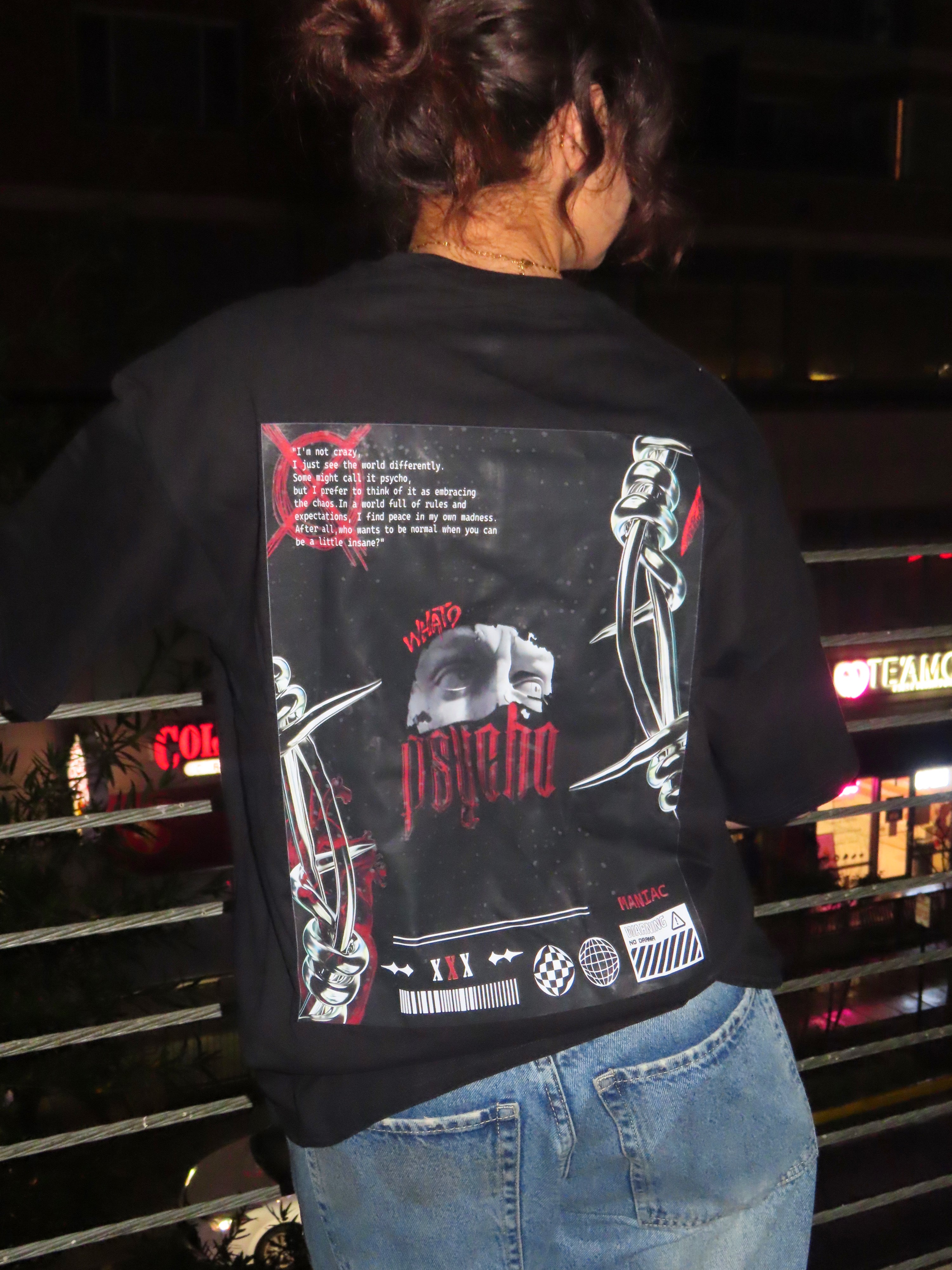 Psycho - Oversized Tee – Judz