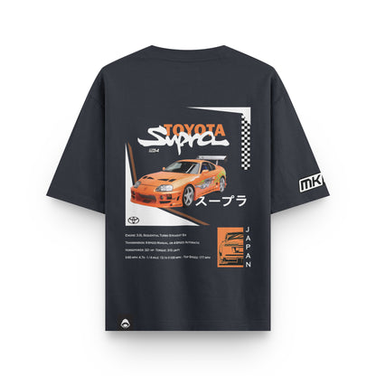 Toyota Supra Black Oversized T-shirt