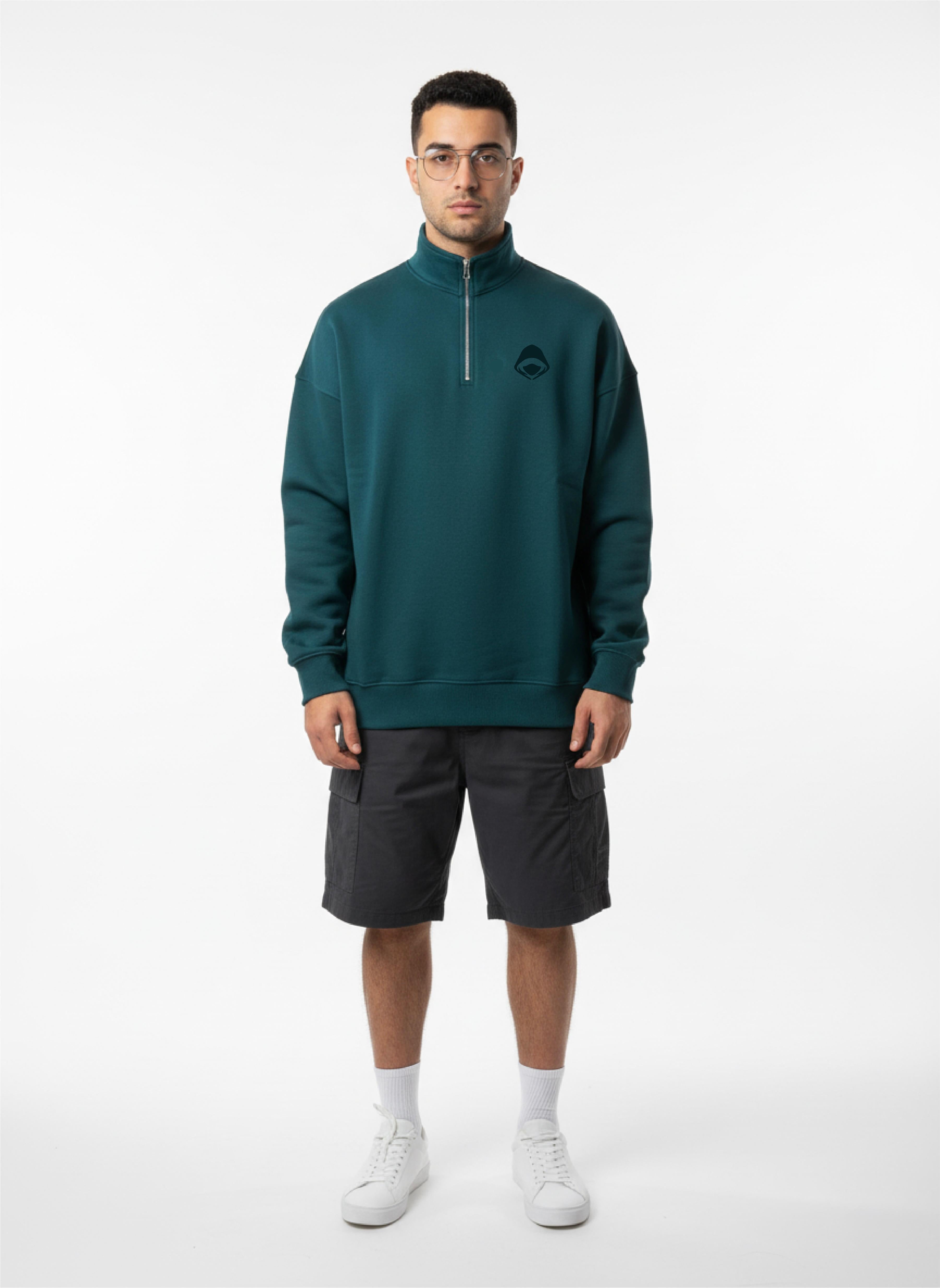 JUDE JUDZ Teal Quarter Zip – Judz